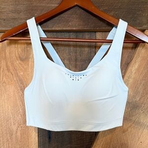 Athleta Grey Support Sports Bra